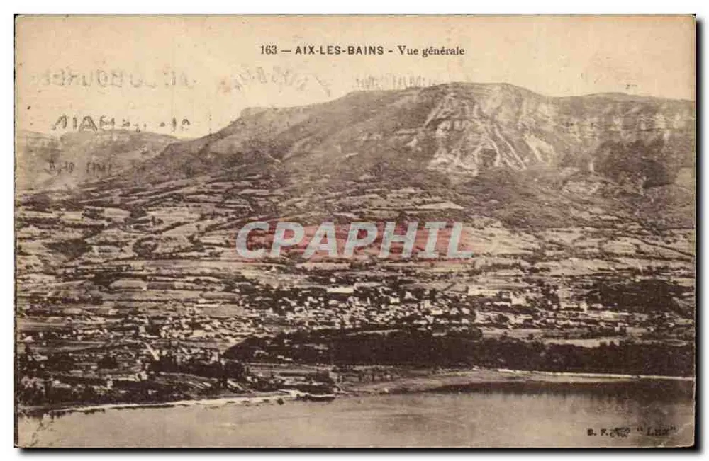 Aix-les-Bains — Ogólny widok — B. F. Lévy, nr 163 - Awers