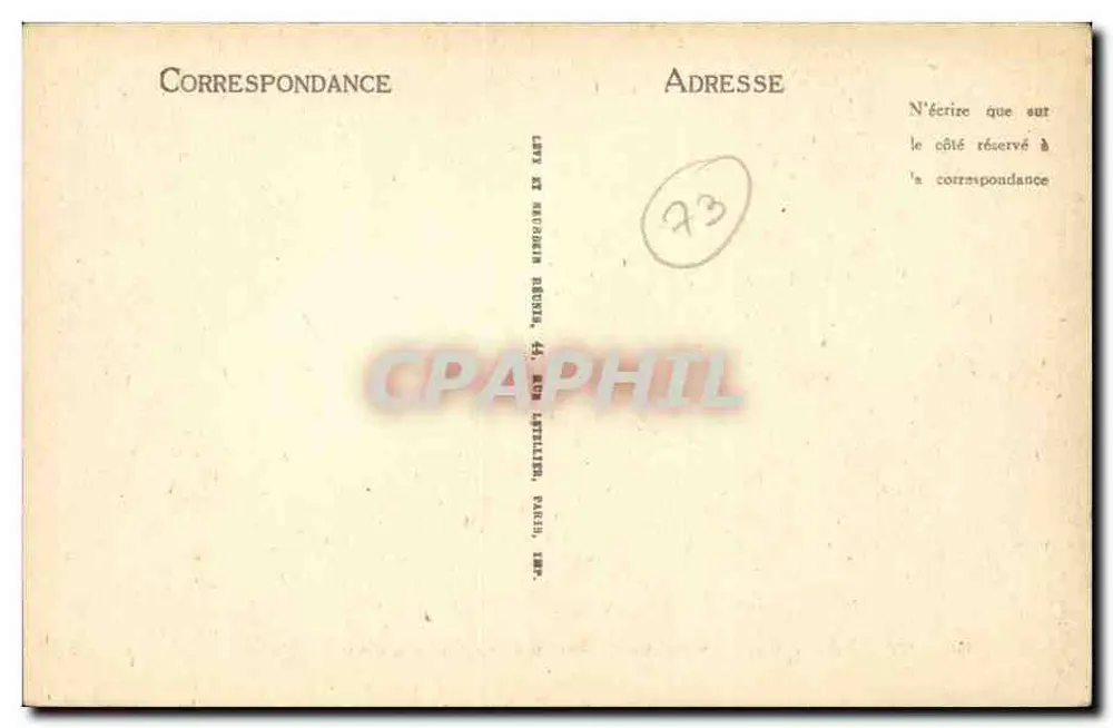 Aix-les-Bains — Hotel du Revard (Fleury Raillon, arq.) — ND - Verso