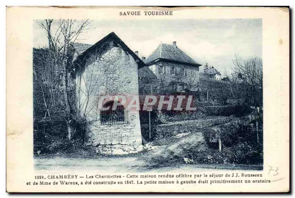 Chambéry — Les Charmettes — Savoie Tourisme - Frente