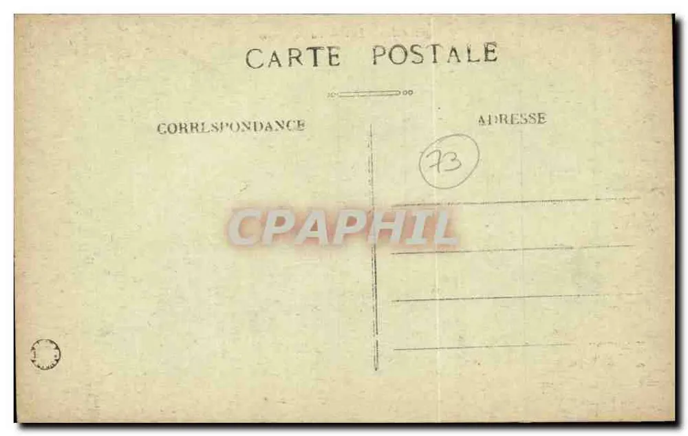 Chambery — A Prefeitura — Editor desconhecido, n° 307 - Verso