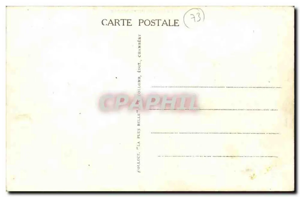 Lago d'Aiguebelette — A Saboia Pitoresca — Giny, n°404 - Verso