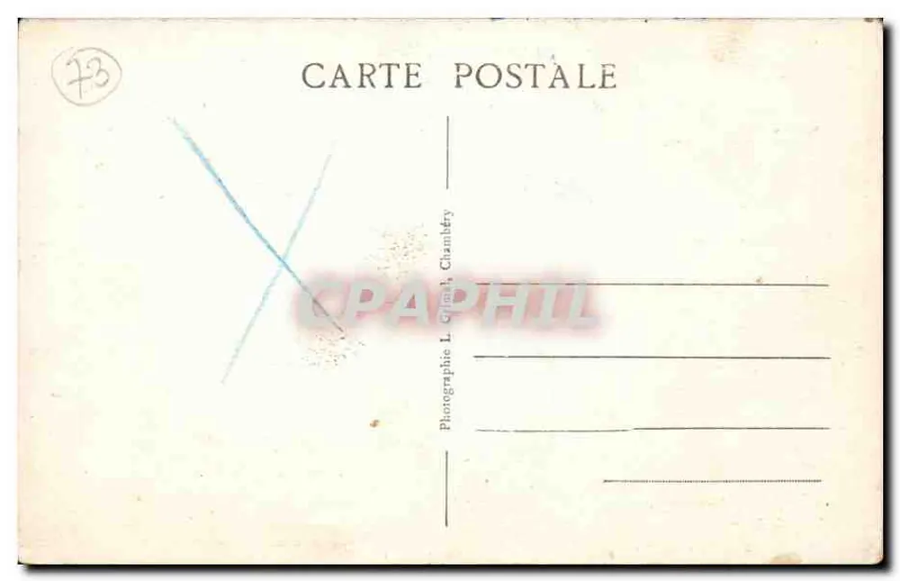 Umgebung von Aix-les-Bains (Savoie) — Route de Chindrieux um den See Bourget — La Savoie Touristique, n°4858 - Rückseite