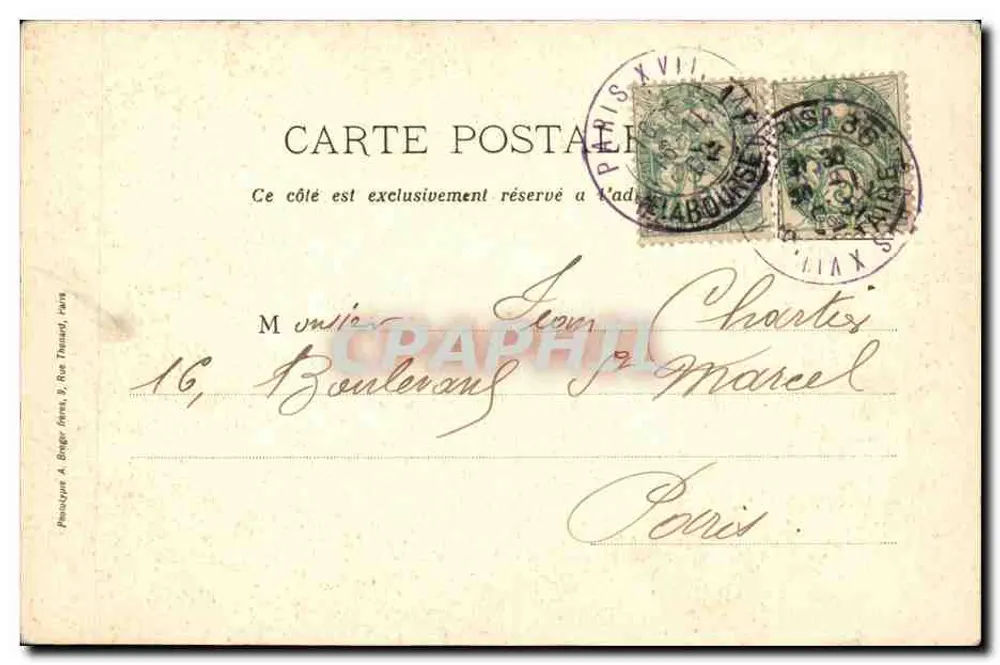 Janville-sur-Juine — Aufgehobener Dolmenstein — Fot. A. Beger, Ron Thunard - Rückseite