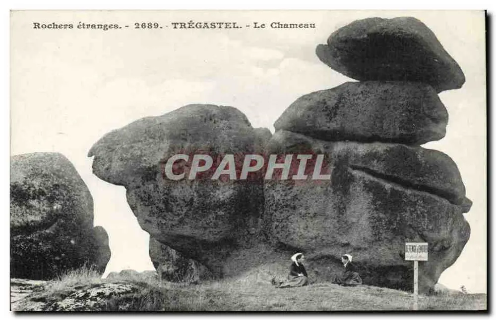 Trégastel - O Chameau — Rochas estranhas — 2689 - Frente