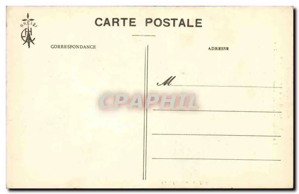Merkwürdige Felsen — Le Moine - Plougrescant (C.-du-N.) — Sammlung E. Hamonie, St-B. - Rückseite