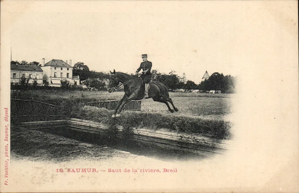 Saumur — Flussübersprung, Breil — Fr. Voelcker, Foto. 12 - Vorderseite