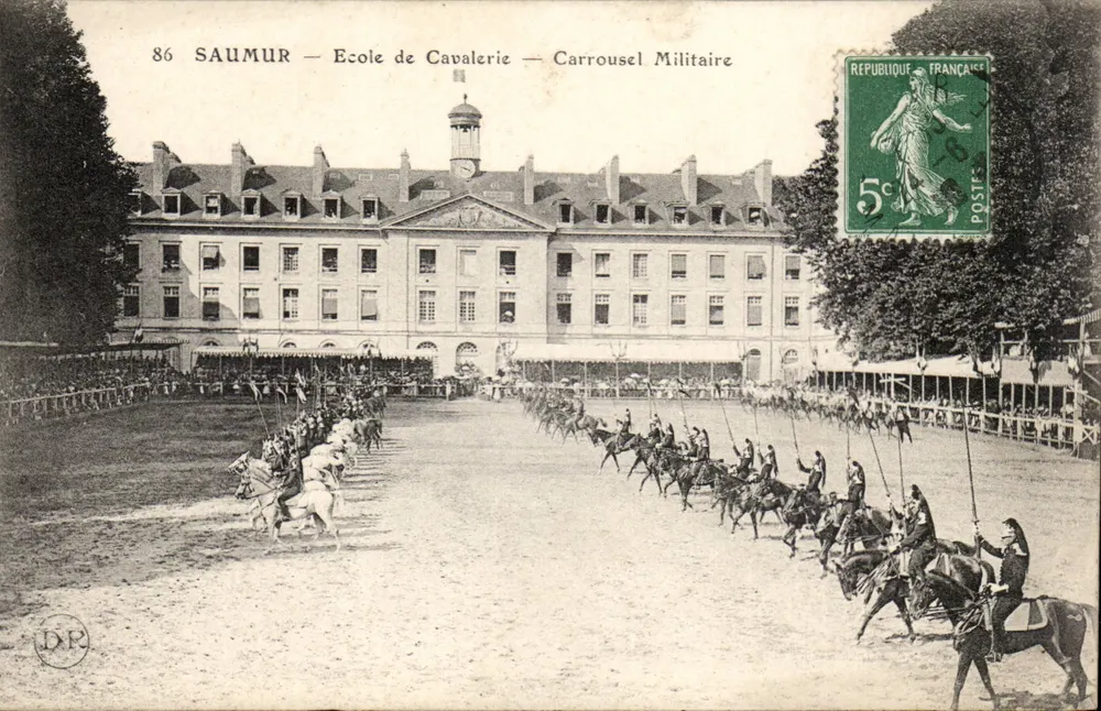 Saumur — Schule der Kavallerie — Militärischer Karussell — D.P. n°86 - Vorderseite