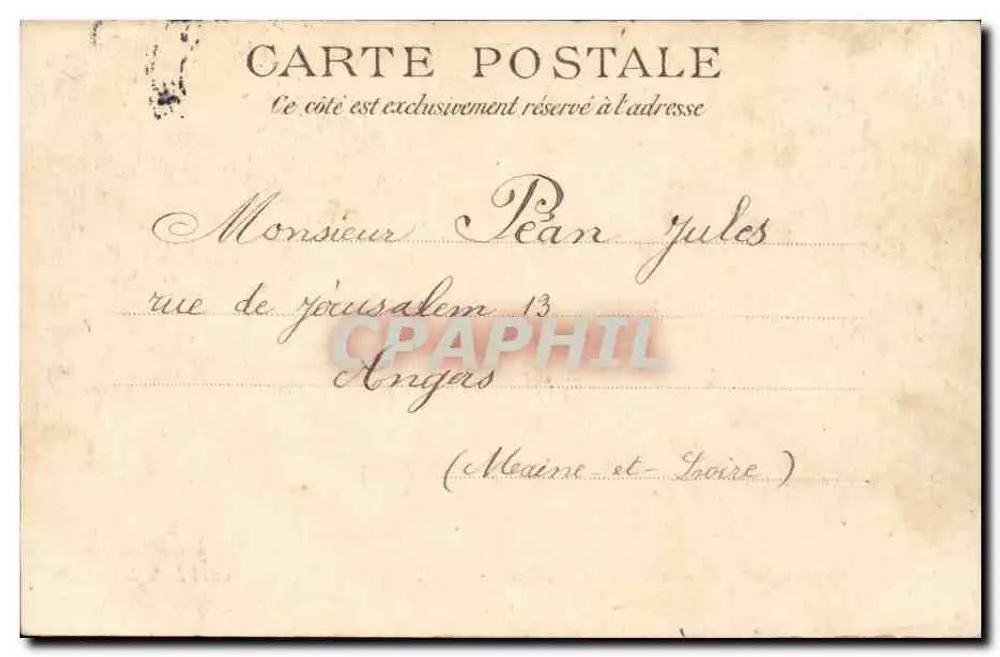 Saumur — Karussell — Springreiter — Ausschnitt aus dem Reitbuch der Kavallerieschule — C. Charier, Verlag, Saumur — (237. Druck) 1903 - Rückseite
