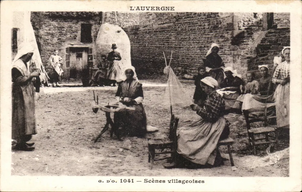 Auvergne — ländliche Szenen — g. d'o. 1041 - Vorderseite