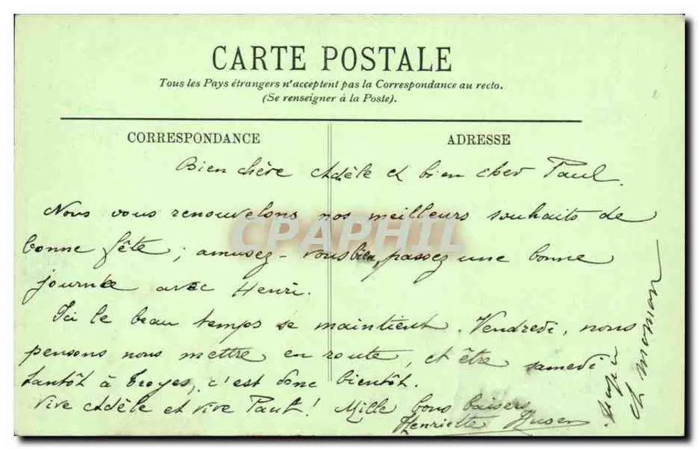 Mont-Dore — A Rue Ménadier — LL. n°57 - Verso