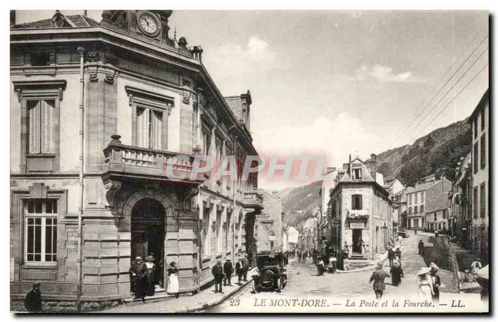 Mont-Dore — A Postagem e a Forquilha — LL. n°23 - Frente