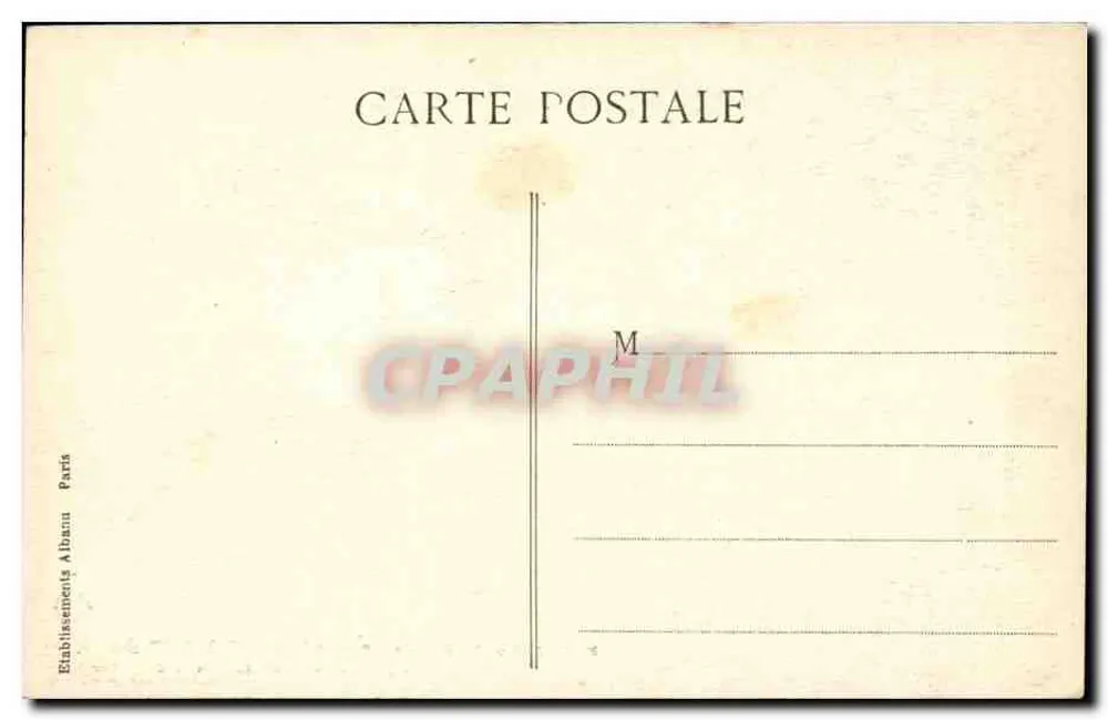 Mont-Dore — Ansicht von der Station in Richtung Stadt — Verlag Albannu, Paris - Rückseite