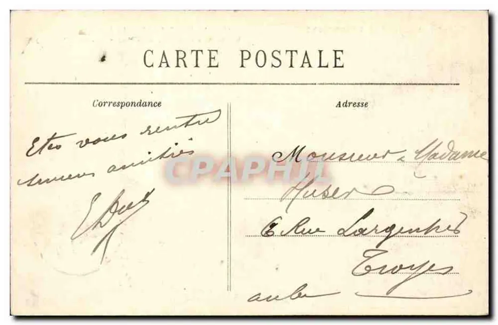 Die Burons und der Puy de Sancy — Mont-Dore — Die Dordogne — H. 1886 m - Rückseite