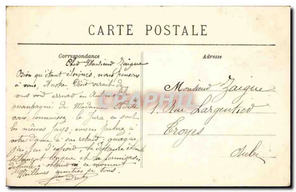 LE MONT-DORE — A Grande Cascata — A Auvergne pitoresca - Verso