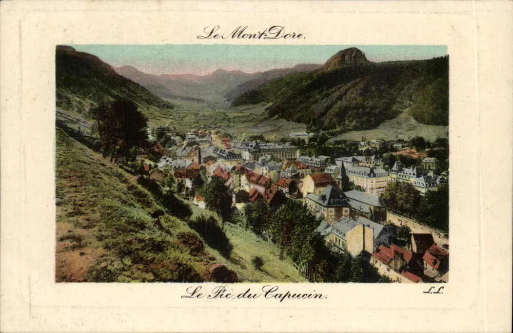 Le Mont-Dore — Vista do Pic du Capucin — L.L. - Frente