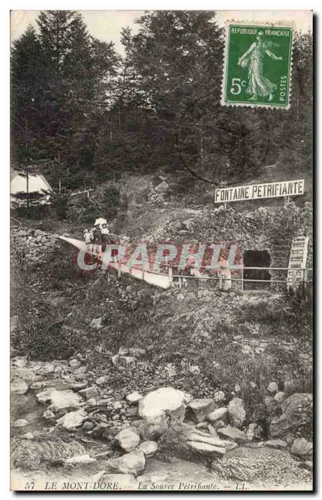 Mont-Dore — Źródło Petrifikujące — Wydawca T.L. n°37 - Awers