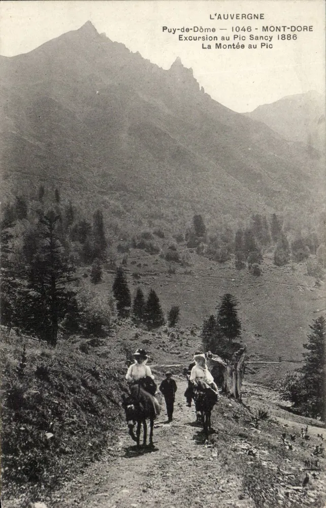 L'Auvergne — Excursión al Pic Sancy 1886 — Puy-de-Dôme 1046 - Anverso