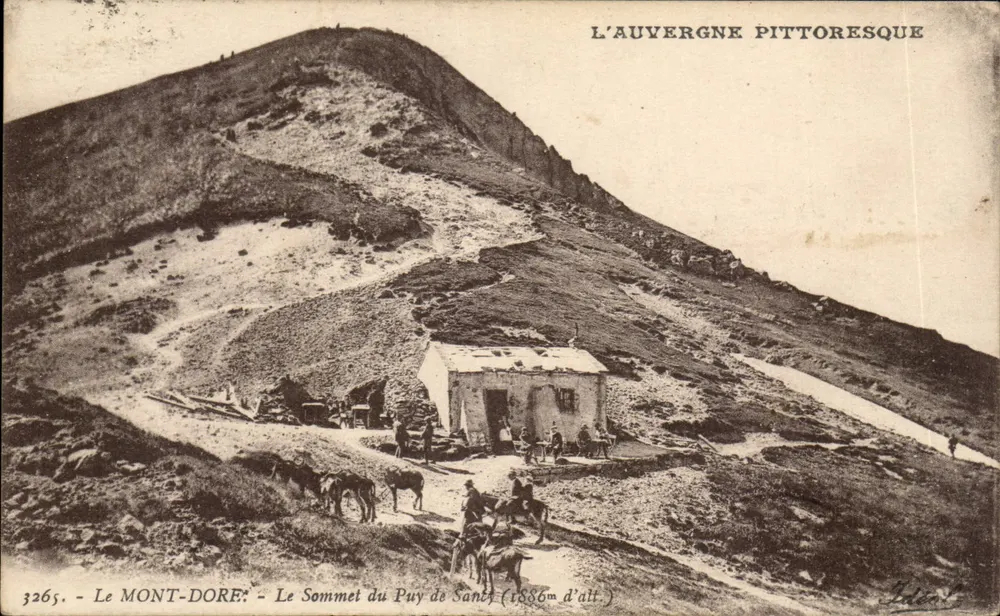 Mont-Dore - Der Gipfel des Puy de Sante (1886m Höhe) — L'Auvergne Pittoresque, n°3265 - Vorderseite