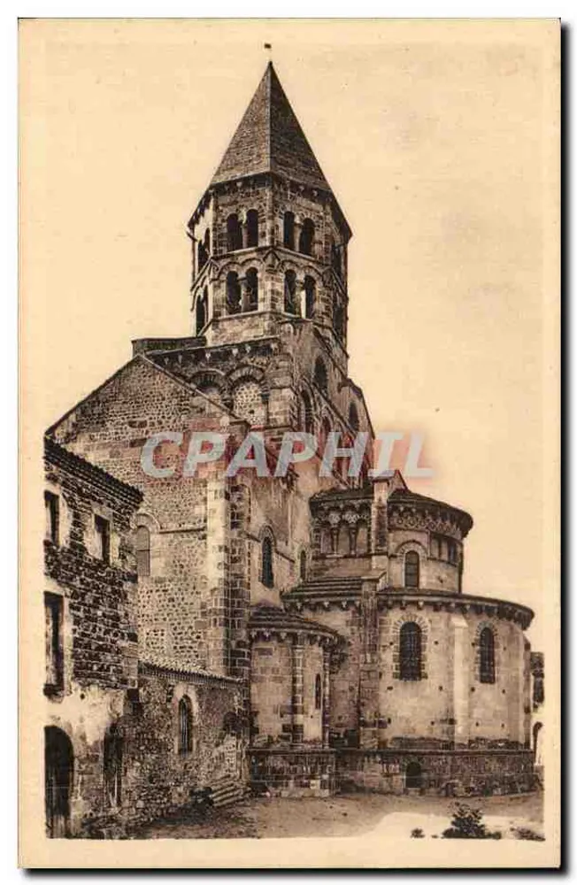 Clermont-Ferrand — A abside da igreja (século XII) — Editor: Levé & Neuningen - Frente