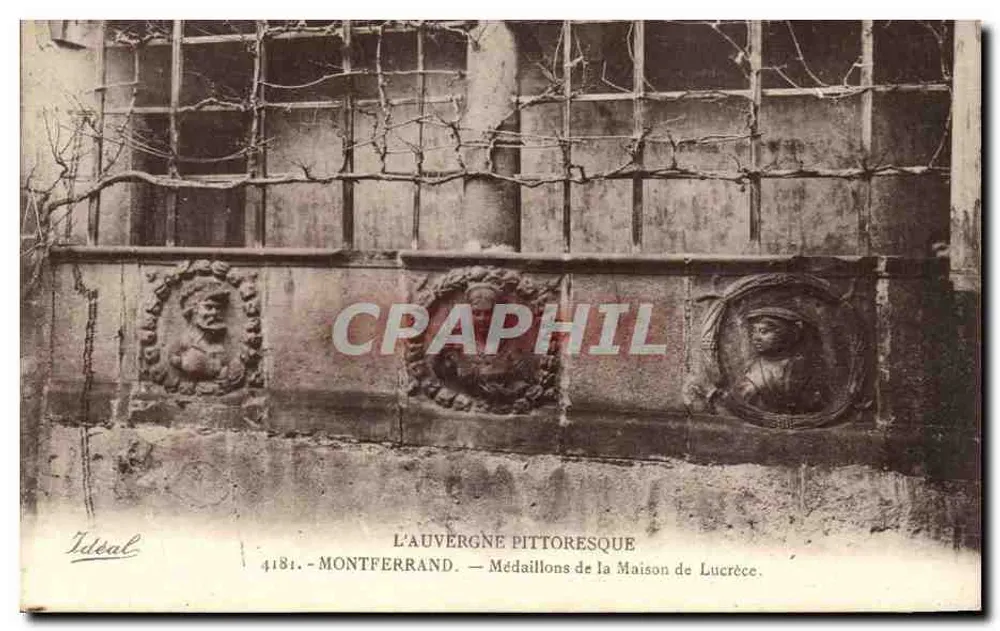Montferrand — Medalhas da Casa de Lúcrcea — Ideal, n° 4181 - Frente