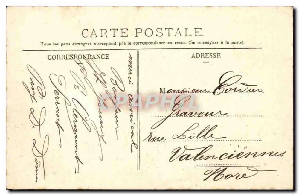 Clermont-Ferrand (P.-de-D.) — Place de la Poterne — L’Hirondelle, Paris, n°467 - Verso