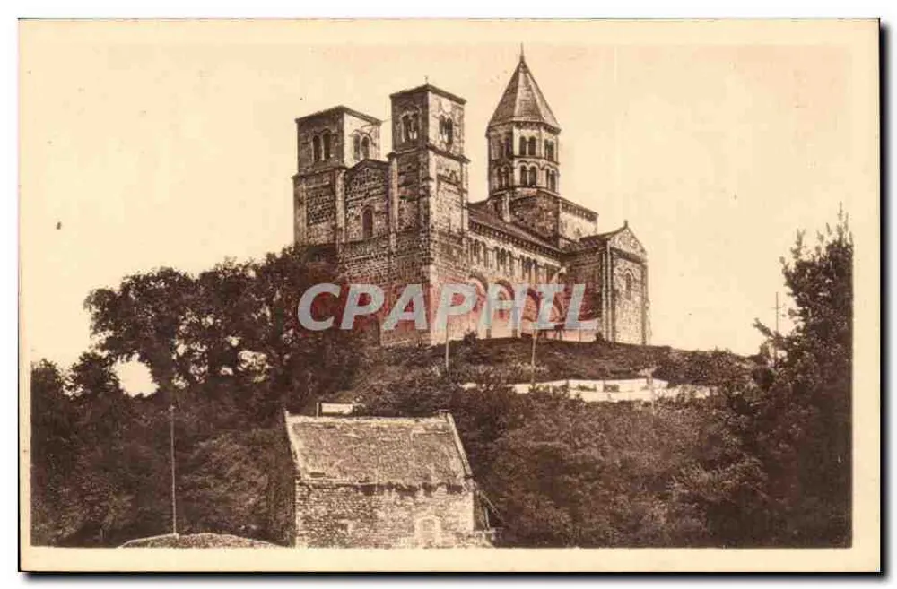 Saint-Nectaire — Igreja (século XII) — Lévy e Weilldey, Paris - Frente