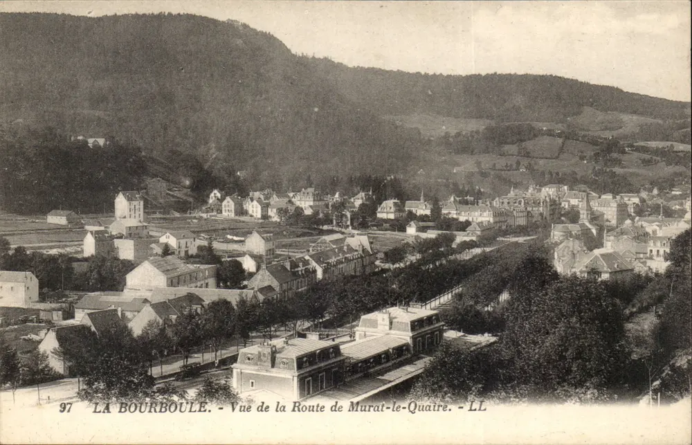 La Bourboule — Ansicht der Route de Murat-le-Quaire — LL, n°97 - Vorderseite