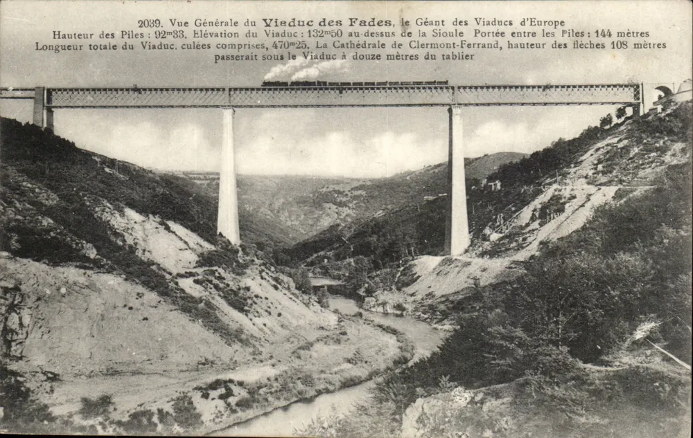 Viaduto dos Fades — O Gigante dos Viadutos da Europa — editor A. Michel, St-Germain d'Anjou (P.-de-L.) - Frente