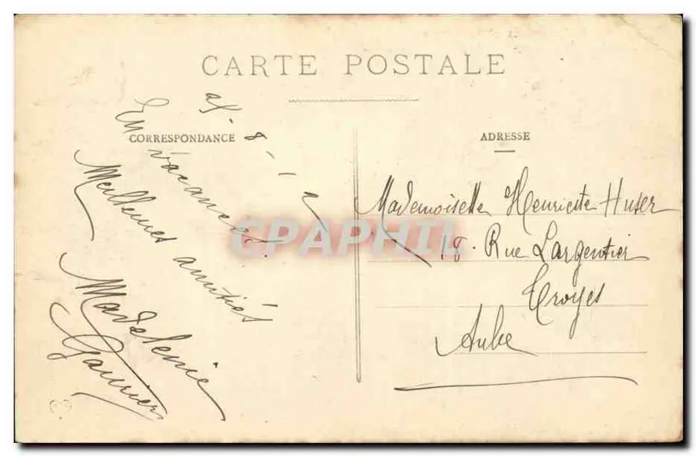 A Roche de la Rancune — Vale de Chaudefour — A Auvergne pitoresca — Editor: 510 - Verso