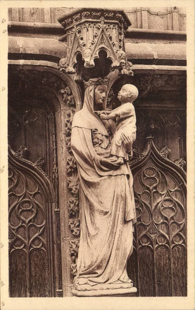 Die Kirche des Marthuret in Riom — Die Jungfrau mit dem Vogel — Verlag Letelier, Paris - Vorderseite