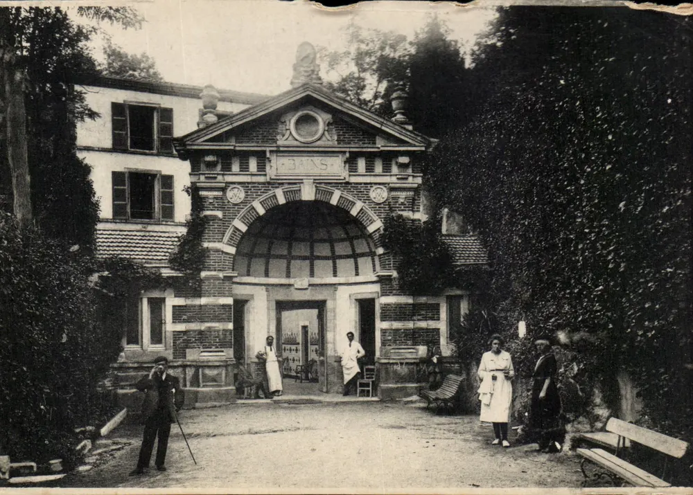 Wejście do Bagnów Mont-Cornadore — St-Nectaire — wydawca Chicorée à la Ménagère - Awers