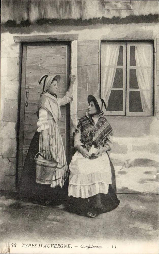 Duas mulheres auvergnatas — Confidências — LL, n°73 - Frente