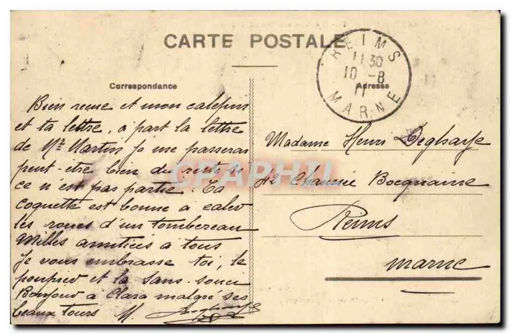 Das Leben am Mont-Dore — Ausflug nach Sancy — Verlag Georges Cailly, n°1 - Rückseite