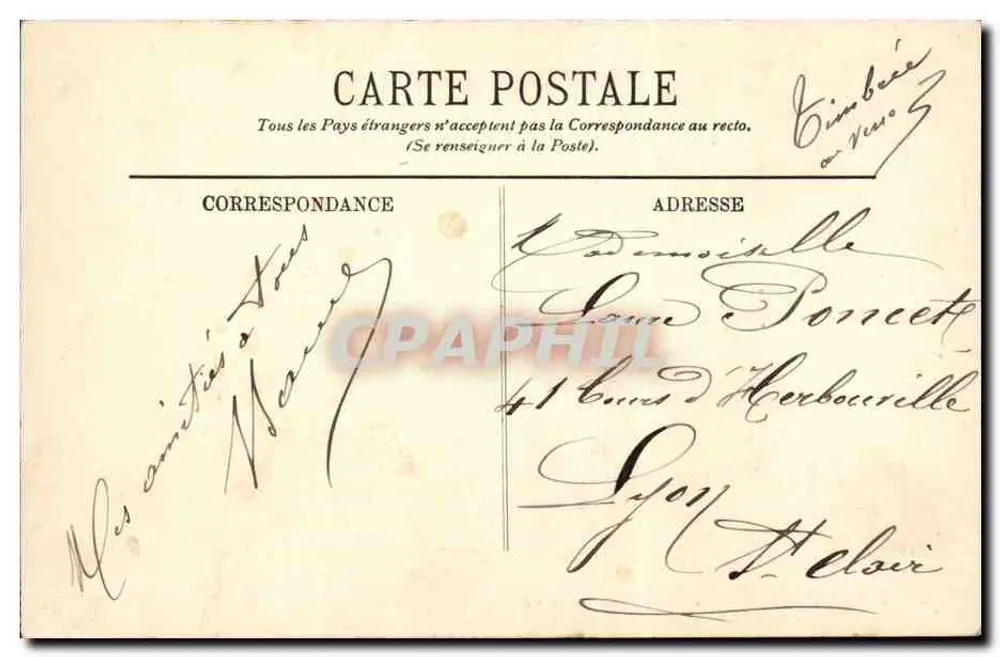 Tipos da Auvergne — A Bourrée — LL. - Verso