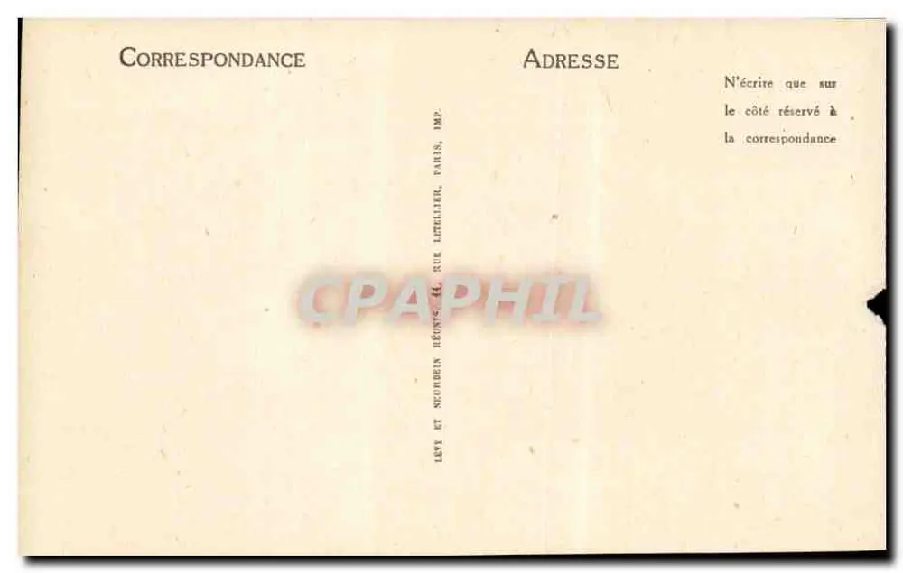 Montferrand — Casa do século XVI, Praça — ND - Verso