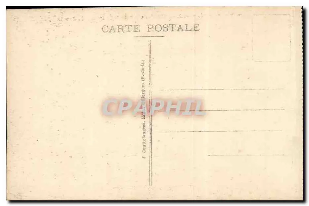 Clermont-Ferrand — Praça de Jaude — g. d'o. n° 1092 - Verso