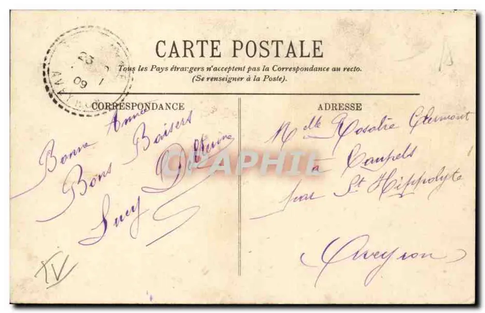Paris (IVe) — A Facha da Catedral de Notre-Dame — LL. — N° 127 - Verso