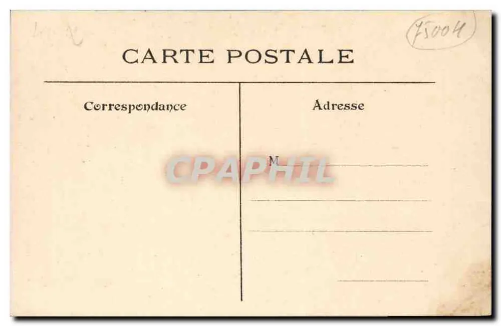 A Seine através de Paris — Notre-Dame e a Cité — I. J. & Cie, editora, Angoulême-Paris - Verso
