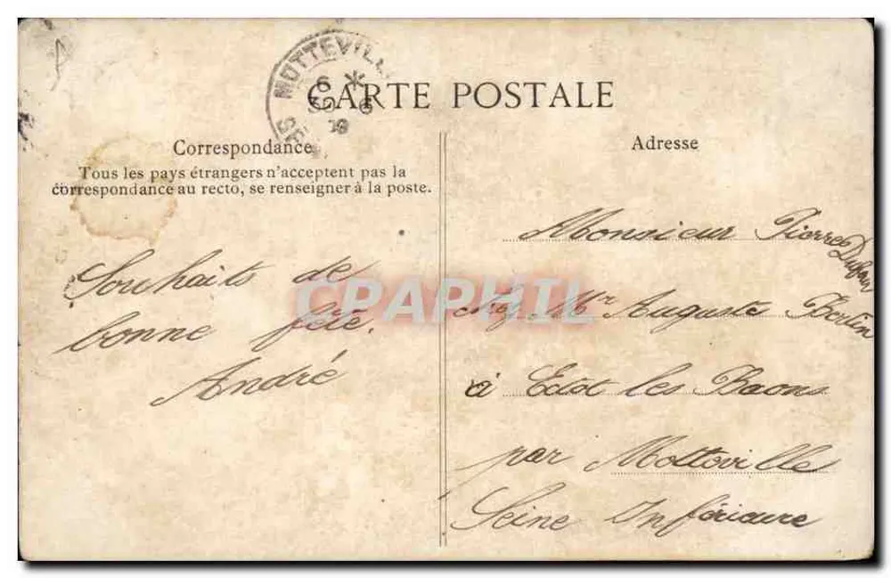 Paris — Place de la Bastille — E.D. n°4042 - Verso
