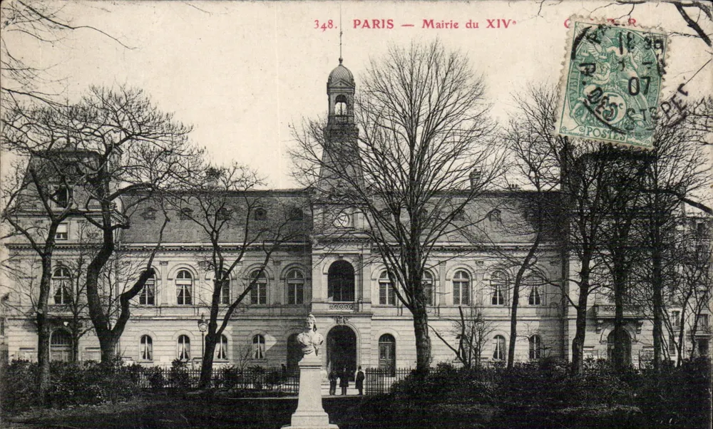 Paris — Rathaus des 14. Arrondissements — Verlag C. T. R. Nr. 348 - Vorderseite