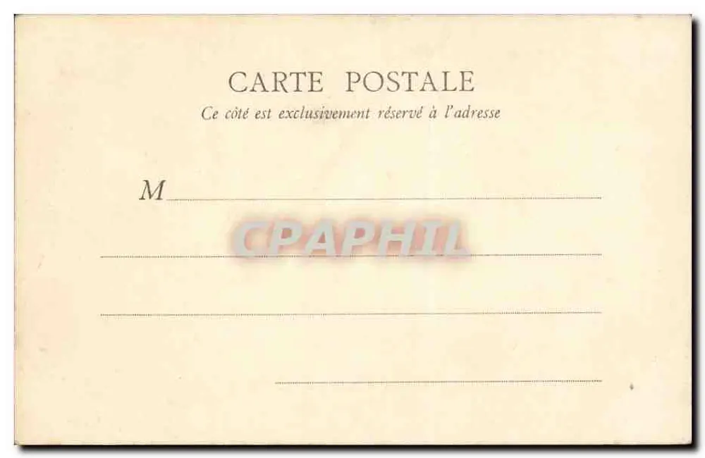 PARIS — Palast des Senats — B. F., Paris, Nr. 44 - Rückseite
