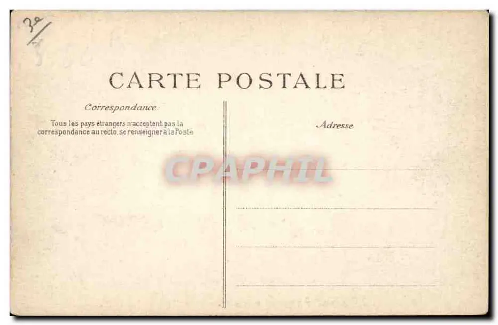 Paris — Porta Saint-Martin — Editora (E.D.) n°4093 - Verso
