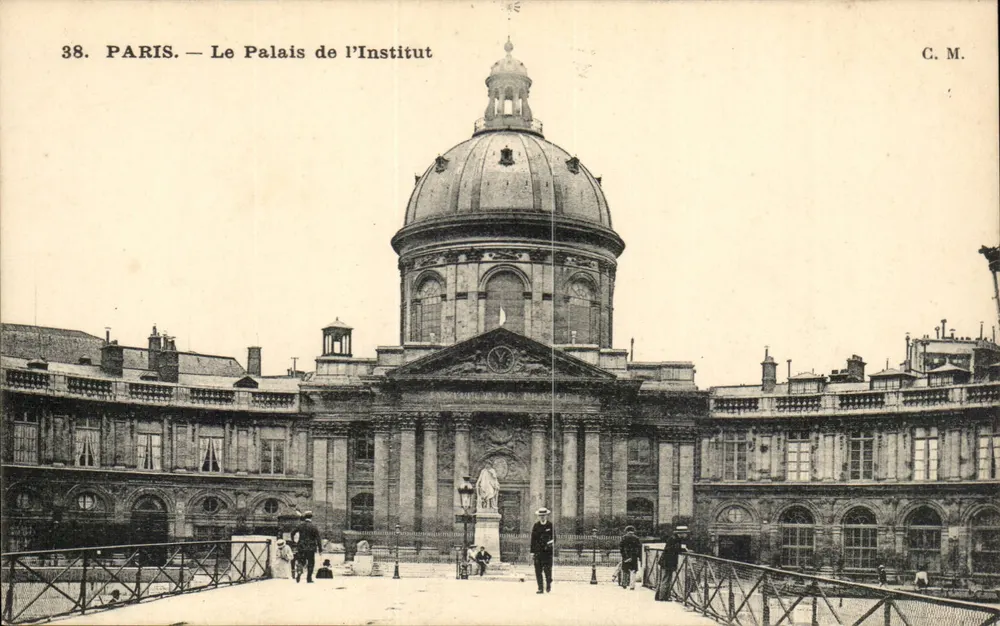 Paris — O Palácio do Instituto — C. M. n°38 - Frente