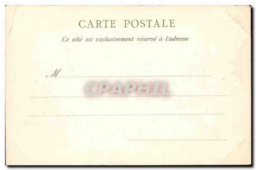 Paris - A Instituição — editor F. Li D. Fournier, n° 110 - Verso