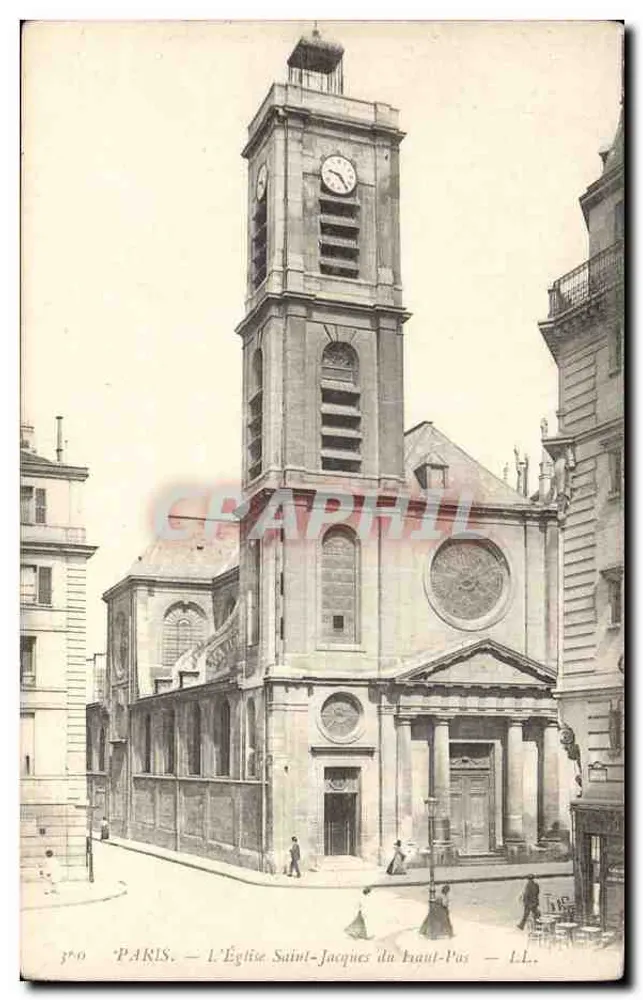 Paris — A Igreja de São Jacó do Haut-Pas — L.L. - Frente