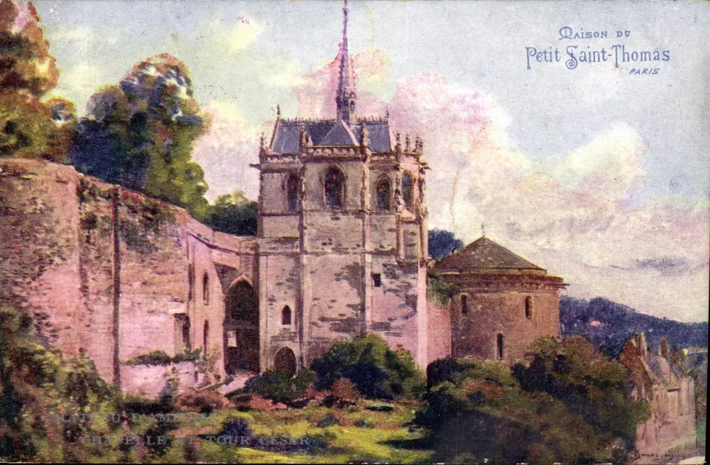 Castelo de Amboise — Capela da Torre César — Maison du Petit Saint-Thomas, Paris - Frente