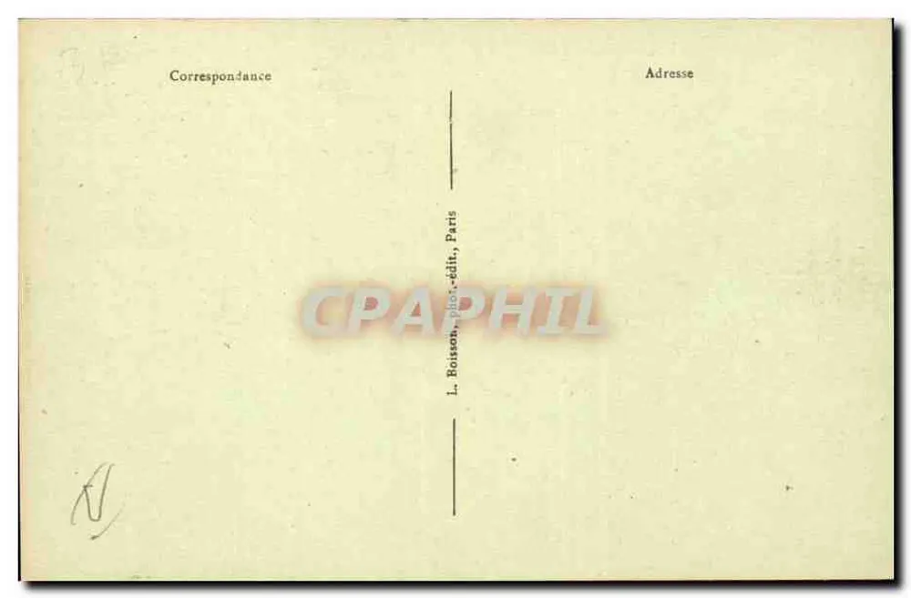 Panorama de PARIS tomado desde el Panteón — J. H. — n° 199 - Reverso