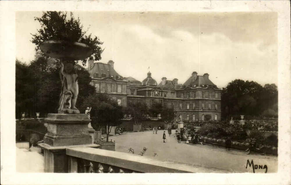 Palast von Luxembourg — Luxembourg-Garten — Mong - Vorderseite