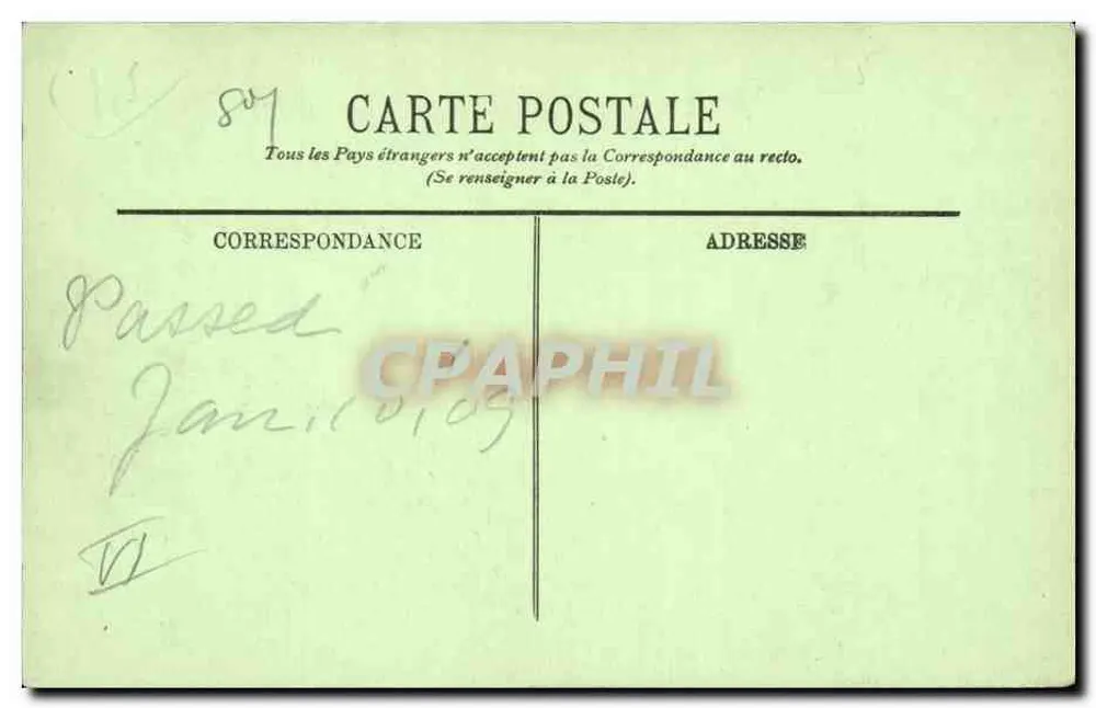 Paris — O Instituto da França — L.I. - Verso