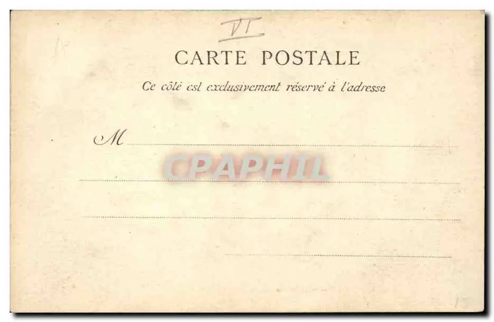 Museu do Luxembourg — Paris — Editor E. Le D. Paris, n° 377 - Verso